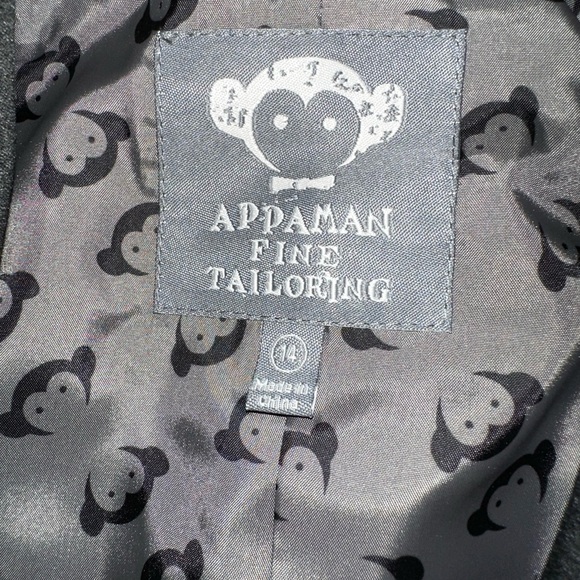 Appaman Little Boys Tuxedo Jacket - Size 14 - Picture 12 of 13